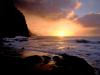 Sunset on the Na Pali Coast, Hawaii